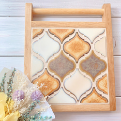 オーダー受付中】ミナペルホネン✳︎タイルの鍋敷き 鍋敷き Moo. 通販