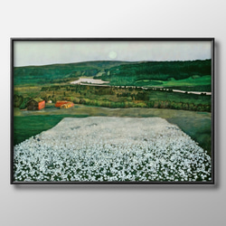 油絵 絵画 【春のお花畑】 絵画 HR 通販 13698314｜Creema(クリーマ