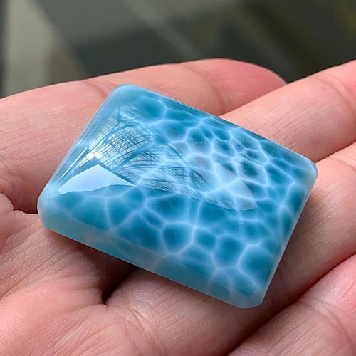 天然無処理 ラリマー ルース 17.9g 天然石 天然石屋 通販 16709952  