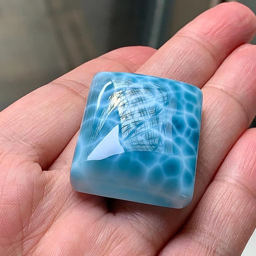 天然無処理 ラリマー ルース 17.9g 天然石 天然石屋 通販