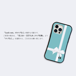 Gift♡ターコイズブルー　グリップケース　iPhoneケース 5枚目の画像