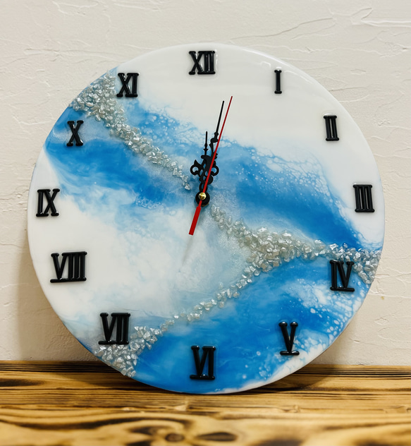 レジンアート時計