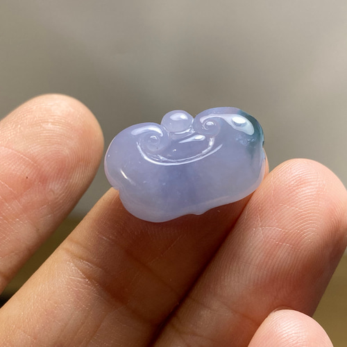 R23-159 宝石質 ラベンダー ミャンマー産 天然 A貨 如意 翡翠 ルース 