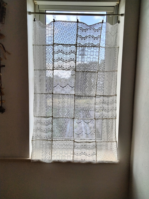 ❤透け感たっぷりな❤ラッセルレース❤主役級❤レトロ✦ヴィンテージ感