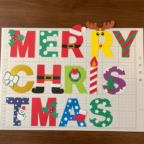 クリスマス壁飾り　ハンドメイド クリスマス壁面飾り Aタイプ 受注生産申し込み専用ページ