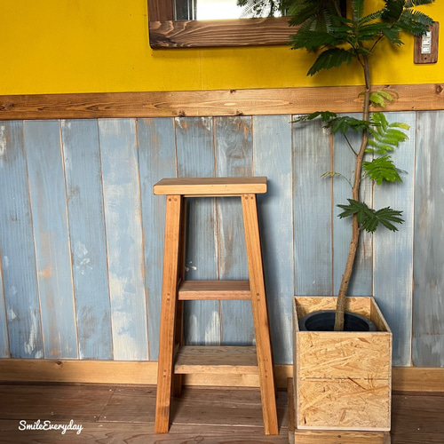 Creema限定 サイズオーダー】無垢材 ディスプレイスタンド ハイ