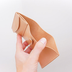 【フルオーダー制作事例】ミニマムウォレット / お札と小銭だけ入る財布 4枚目の画像