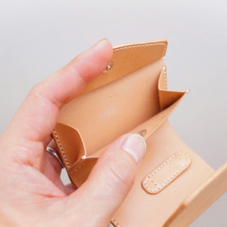 【フルオーダー制作事例】ミニマムウォレット / お札と小銭だけ入る財布 5枚目の画像