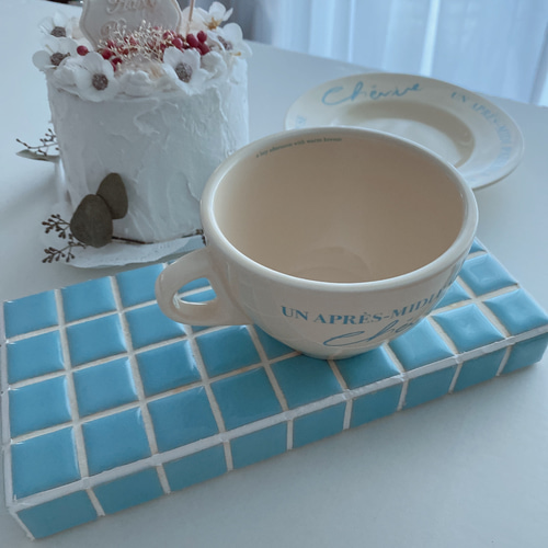 人気！韓国インテリア タイルプレート タイルトレー その他インテリア