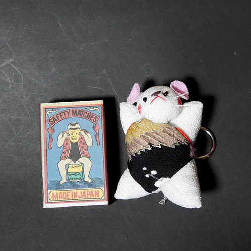 ♢ちりめん細工ネズミちゃんｷｰﾎﾙﾀﾞｰA♢ ぬいぐるみ 鶴 通販 16710559