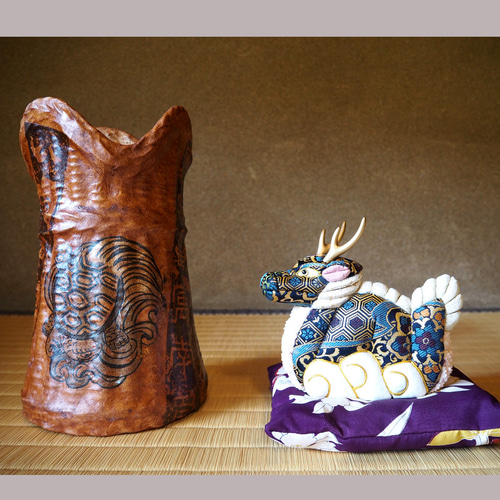 木目込み人形 辰年 干支 座布団付き その他人形 鶴 通販 16710631