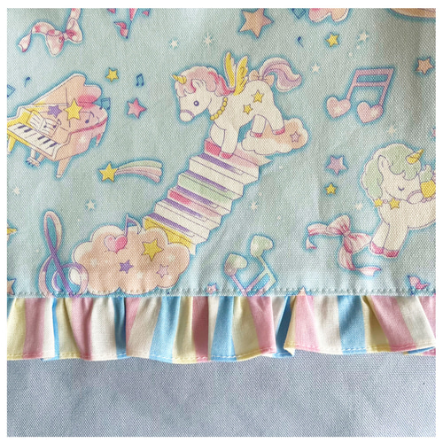 送料無料♡ユニコーン♡レッスンバッグ、上履き袋、お着替え巾着袋