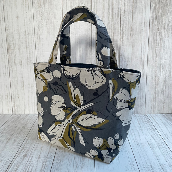 ミニトートバッグ（花柄） トートバッグ yellow 通販 16711236