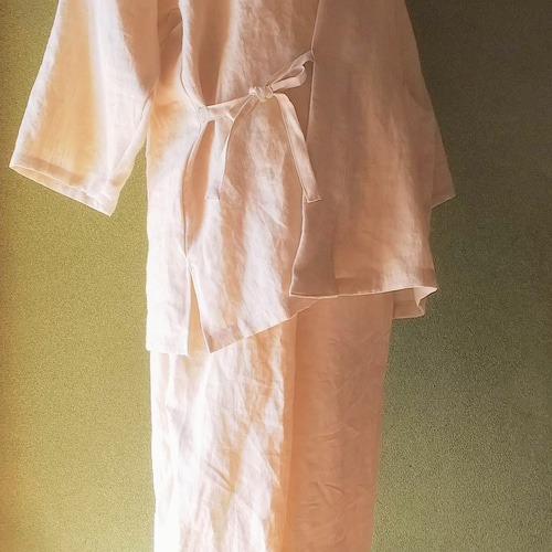 新作 オーダーメイド ヘンプ大麻 作務衣 上下 メンズ レディース