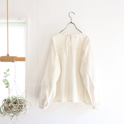 tuck long sleeve top (milk) 5枚目の画像