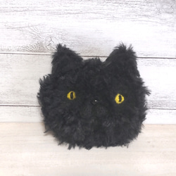猫耳スカルポーチ 黒 ふかふか黒猫さんポーチ ポーチ niger 通販 16711608｜Creema