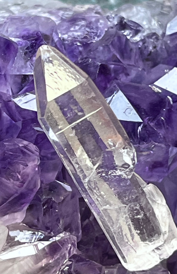 レコードキーパー レムリアンシードクリスタル ピンク 原石 水晶