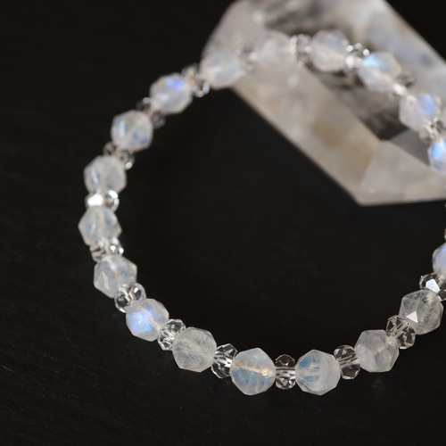 ☆スーパープレミアムブレス☆ロイヤルレインボームーンストーン：7