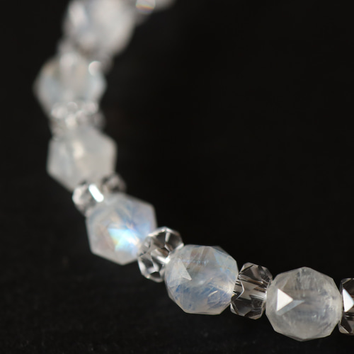 ☆スーパープレミアムブレス☆ロイヤルレインボームーンストーン：7