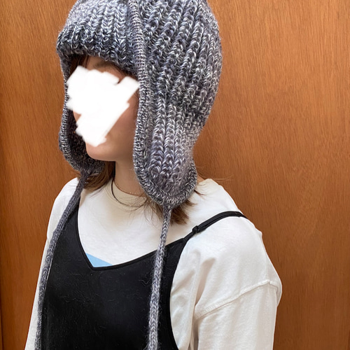 ear cover knit cap / unisex ニット帽・ビーニー PARADE 通販｜Creema ...
