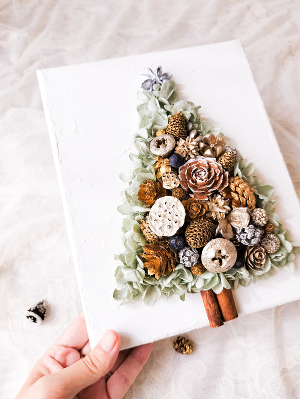 プリザーブドフラワー、クリスマス壁掛け クリスマス 壁掛け プリザーブドフラワー 完成品 ギフト 記念品