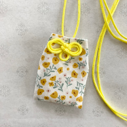 お守り袋 ミニサイズ 首かけタイプ♡ふんわり裏地付き 送料無料 ポーチ