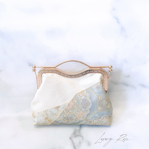 豪華絞加工 金駒刺繍 帯 半襟付高級長襦袢 重ね襟 新品バック草履