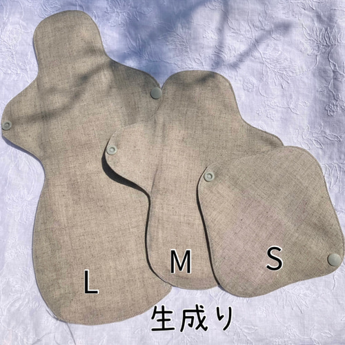 麻布ナプキンM 1枚 ヘンプ×リネン 抗菌 防臭 ハンドメイド ナチュラル