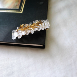 ヴィンテージ、バレッタ ✽ 樹氷 ✽.｡.:* ヴィンテージ ヘア バレッタ バレッタ ぶどうの木