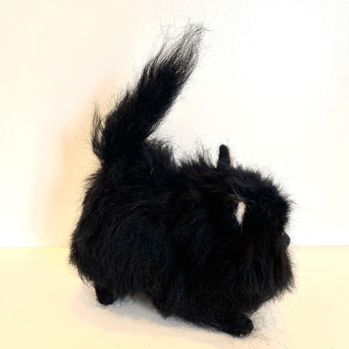 モフモフ黒猫ちゃん(遊ぼーにゃー♡) 羊毛フェルト ひろん 通販