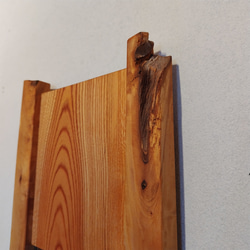 「 トチ･ケヤキ 」の木枠の鏡　【現品】 8枚目の画像