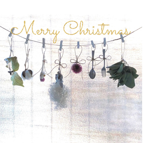 予約販売】ホワイト カトラリー ドライフラワー ガーランド 8点セット  