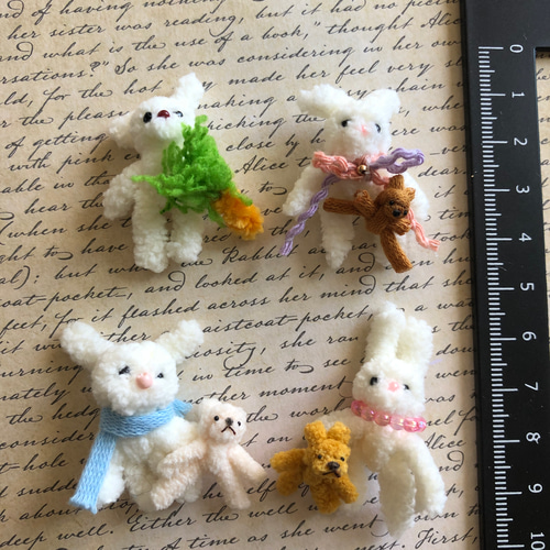 モールアート ミニチュア ドールハウス ぬいぐるみ ぬいぐるみ U