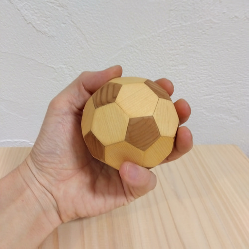木製サッカーボールのオブジェ 玩具 手あそび その他インテリア 木製サッカーボールのオブジェ 玩具 手あそび その他インテリア