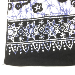 バティックプリントの布　ホワイトバロン 6枚目の画像