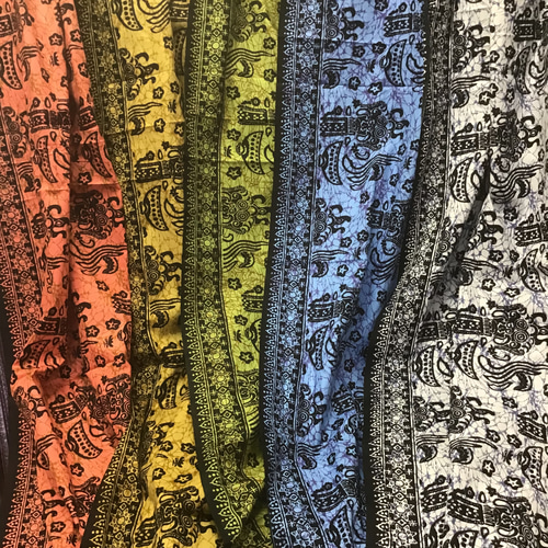 バティックプリントの布 ブルーバロン 生地 HANDICRAFT SHOP 十彩 通販