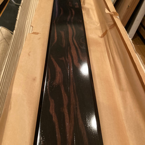 黒檀無垢材のプレート＊ 黒檀無垢材のプレート＊