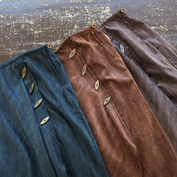 オーロラを身に纏う♡ジュエルカラースカート（23w-07）ブラウン 16枚目の画像