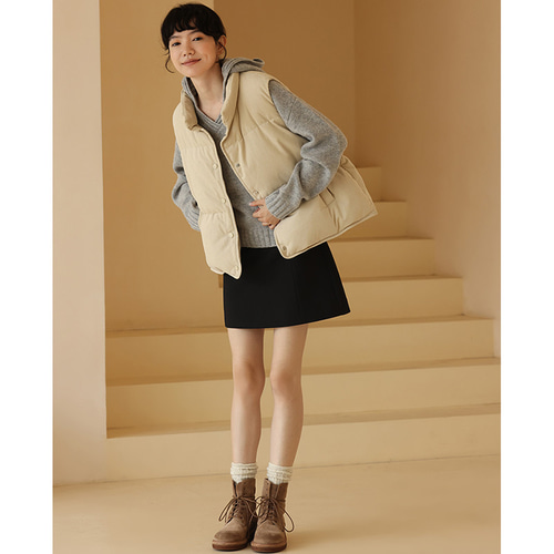 ✨美品✨ ダウンベスト(ciatre、ベスト、ベージュ、アウター