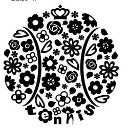 【受注制作】カスタマイズソフトドライTシャツ・柴犬テニス 7枚目の画像