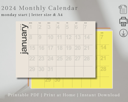 COM. Calendar 2024年サイン入り 2024 Japan Calendar with Holidays