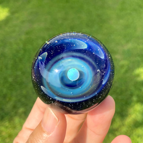 石垣島の宇宙玉 〜Black Opal〜 石垣島の宇宙玉 〜black opal〜 立体・オブジェ kotonoha-abi