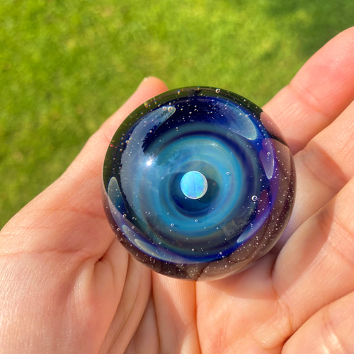石垣島の宇宙玉 〜mint opal〜 その他アート kotonoha-abi 通販