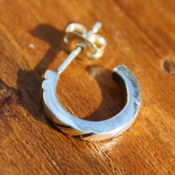 silver925 耳環 -Sequence Pierce- type3 (1P) 耳環 銀 第2張的照片