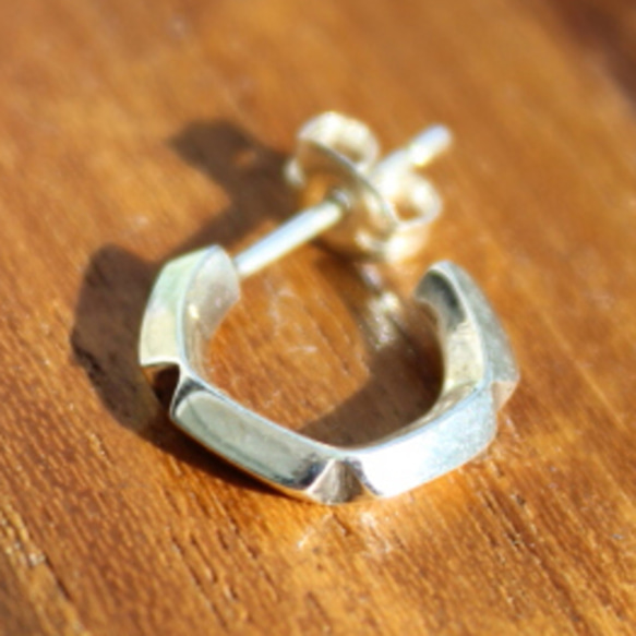 silver925 耳環 -Sequence Pierce- type1 (1P) 耳環 銀 第1張的照片