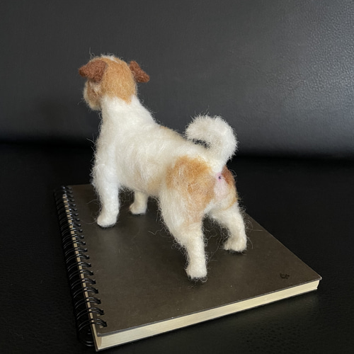 羊毛フェルト犬 ジャックラッセルテリア 羊毛フェルト sumimugi 通販