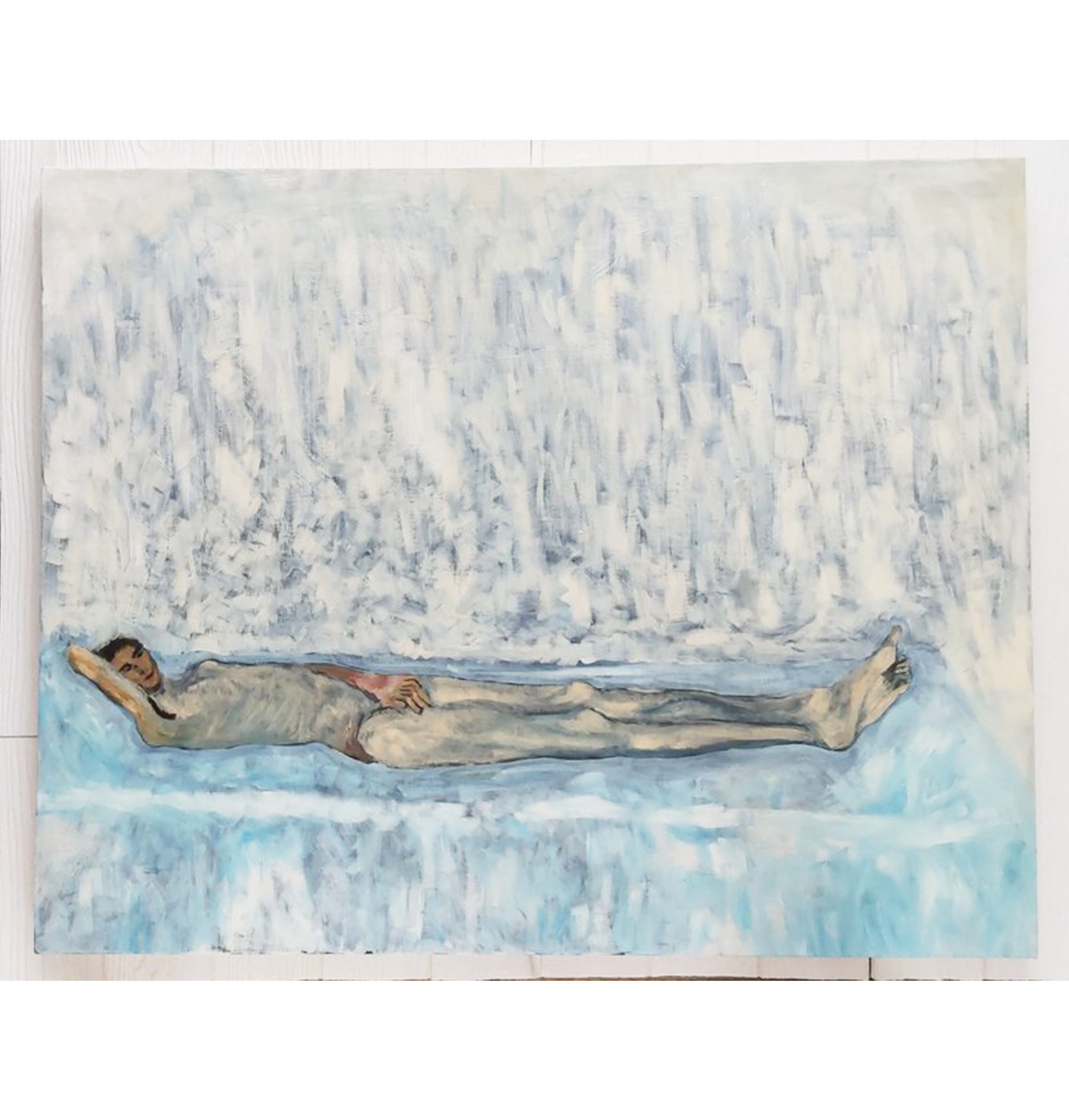 原画「真昼の光の中のヌード 3」F30・油彩画 絵画 かいがのみせ 