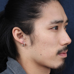 silver925 耳環 -Sequence Pierce- type5 (1P) 耳環 銀 第9張的照片