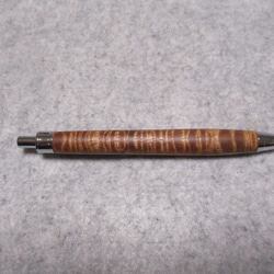 ハワイアンコア　カーリー杢　椿油仕上げ　木軸ボールペン　希少材 3枚目の画像