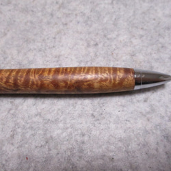 ハワイアンコア　カーリー杢　椿油仕上げ　木軸ボールペン　希少材 10枚目の画像
